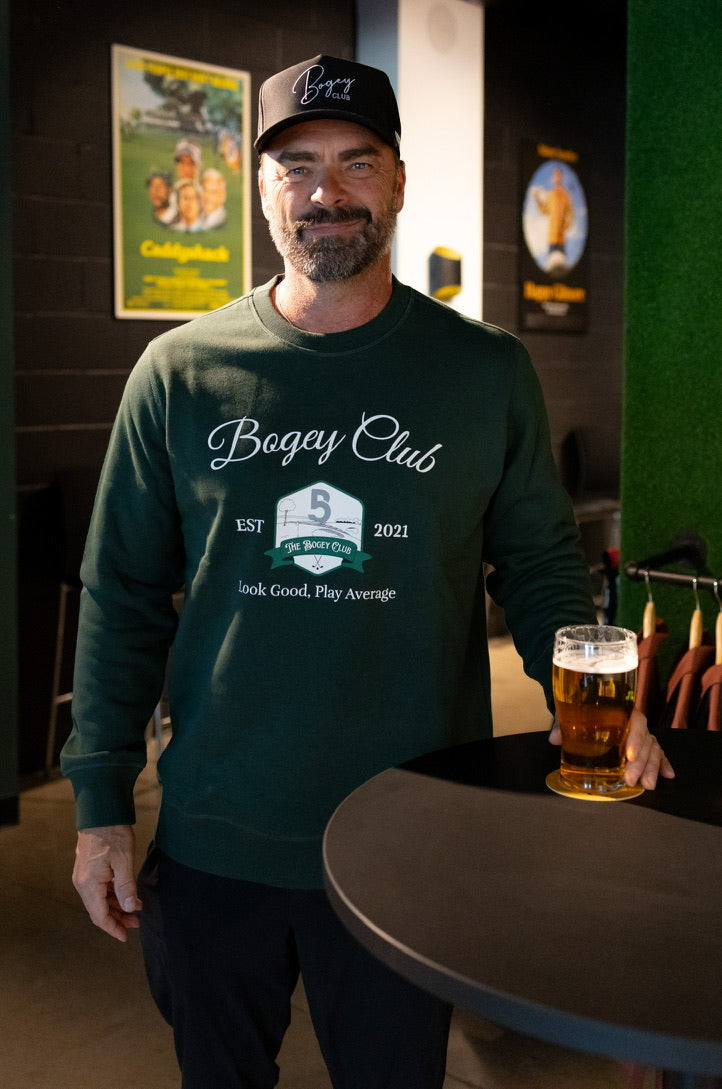 Bogey Green Crewneck