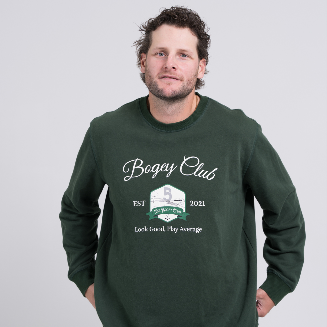 Bogey Green Crewneck